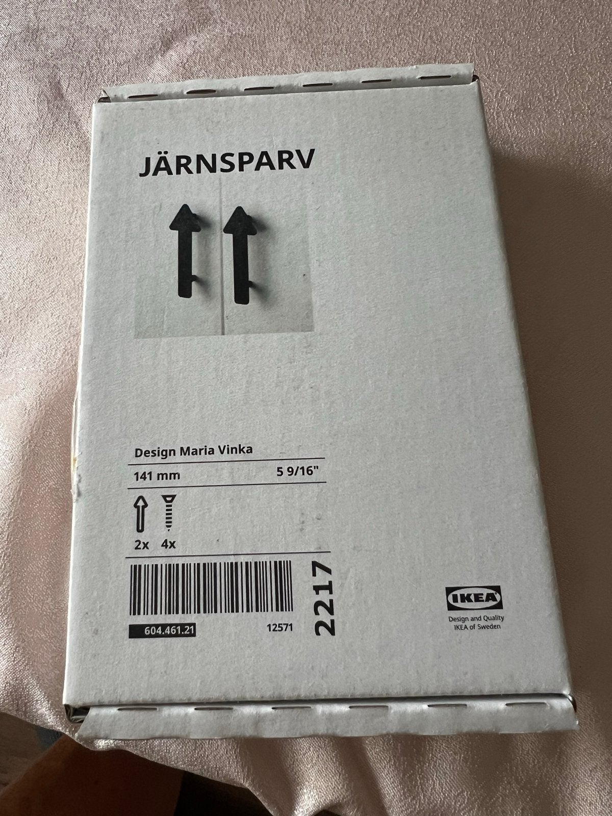 IKEA JÄRNSPARV handgrepen - 141 mm, nieuw in verpakking, Ophalen of Verzenden, Nieuw