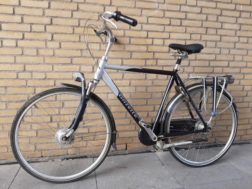 Goede Gazelle Saphir herenfiets, Fietsen en Brommers, Fietsen | Heren | Herenfietsen, Ophalen, Versnellingen, Zo goed als nieuw