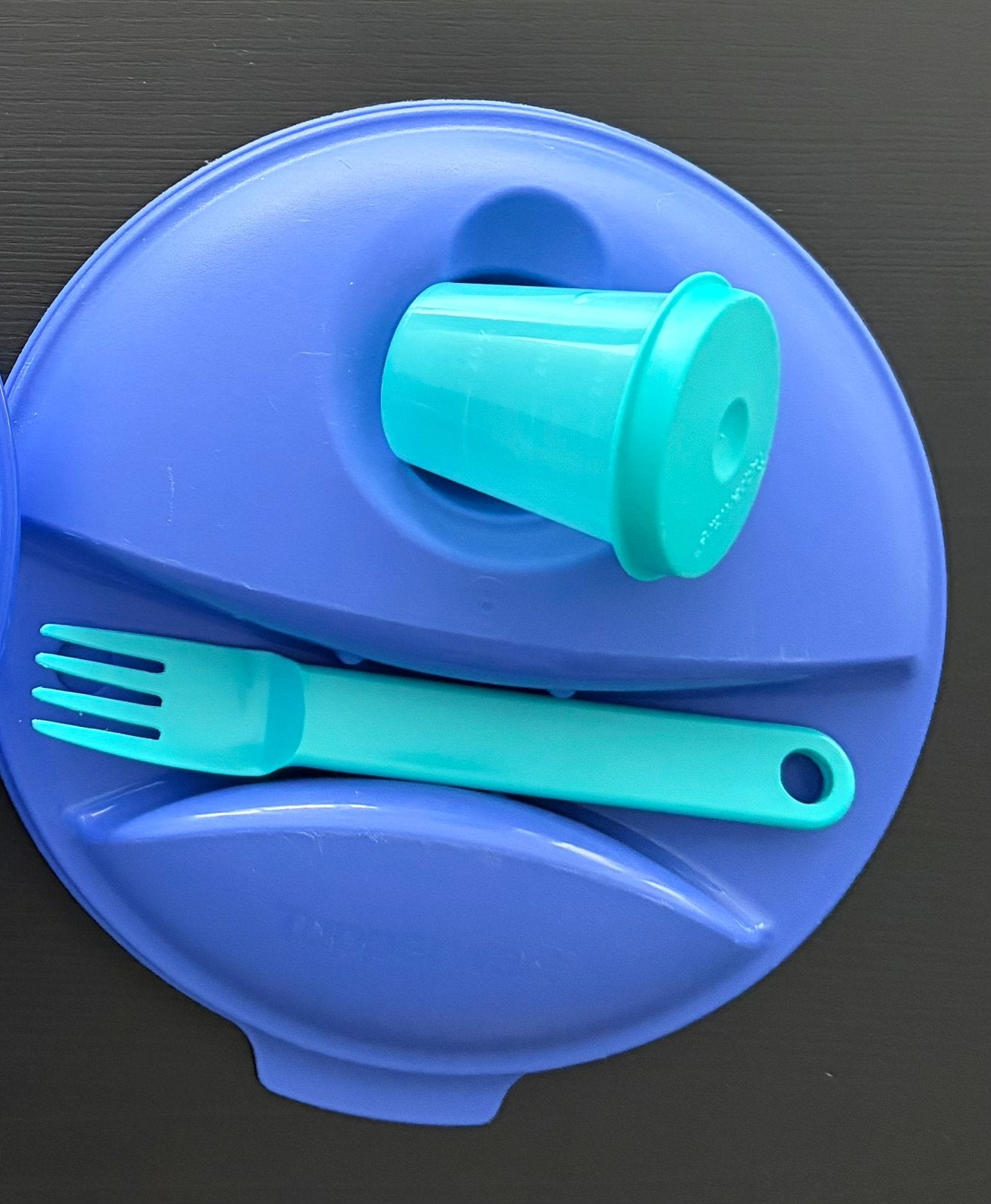 Tupperware Salade Kom 1 Liter €12, Met bestek, Paars, Nieuw, Ophalen of Verzenden