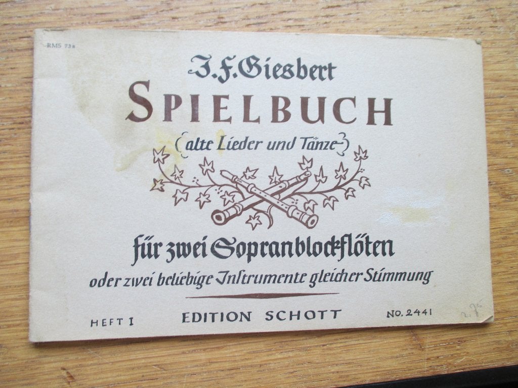 Speelboek voor 2 sopraan blokfluiten, Muziek en Instrumenten, Bladmuziek, Gebruikt, Ophalen of Verzenden, Blokfluit, Artiest of Componist