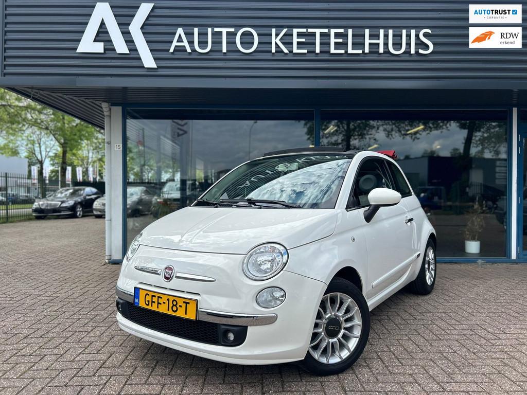 Fiat 500 C 0.9 TwinAir Lounge|Cabrio|PDC|Airco|Keurige Auto, Euro 5, 86 pk, Gebruikt, Cabriolet