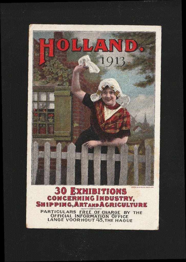 Ansichtkaart Reclame 1913 Den Haag Tentoonstelling  B09-5, Ophalen of Verzenden, Voor 1920, Gelopen, Overige thema's