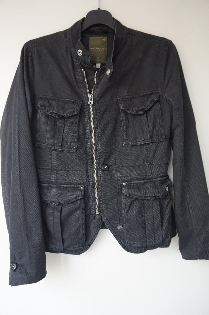 G-Star RAW Cargo Line jacket stoer jasje blauw G Star maat S, Blauw, Ophalen of Verzenden, Jasje, Maat 36 (S)