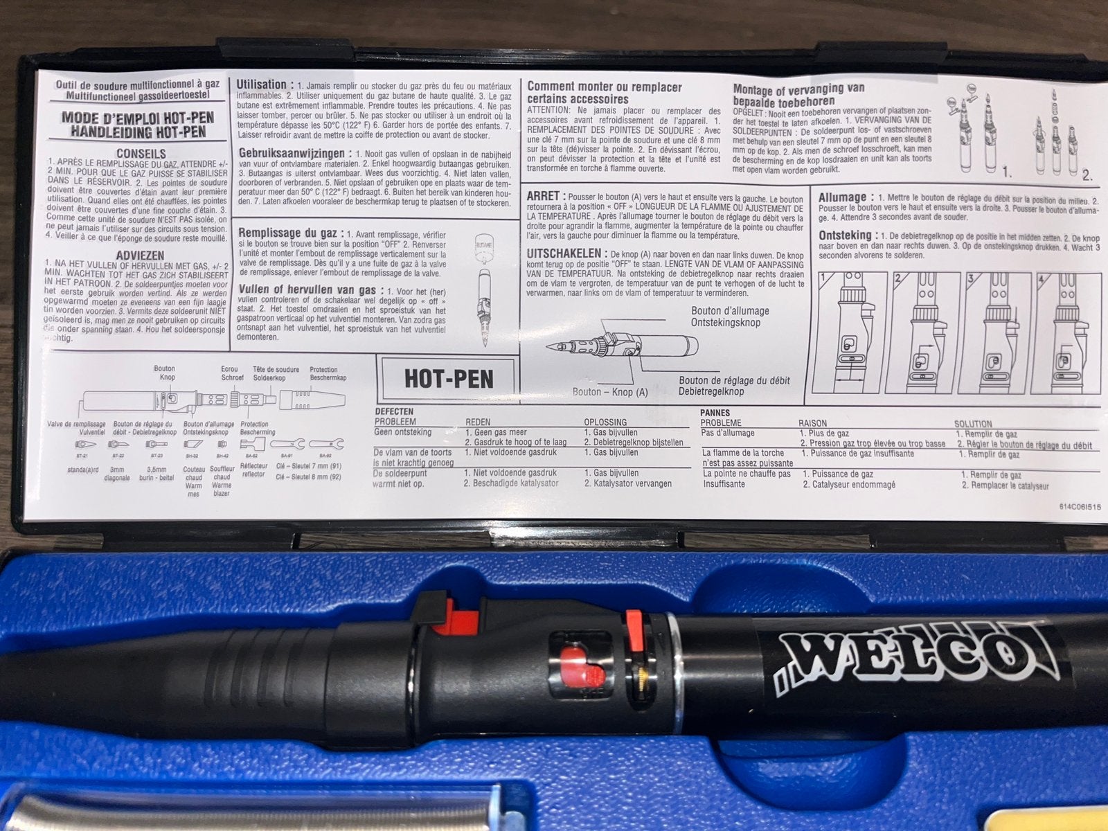 NIEUW ONGEBRUIKT  Welco 3114P gassoldeerset in koffer, Ophalen of Verzenden, Nieuw, Overige typen, Overige merken