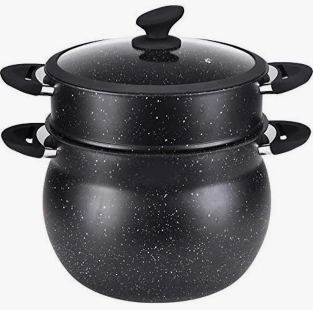 Cheffing 6 liter couscous pan, Ophalen of Verzenden, Nieuw, Rvs, Kookpan of Snelkookpan