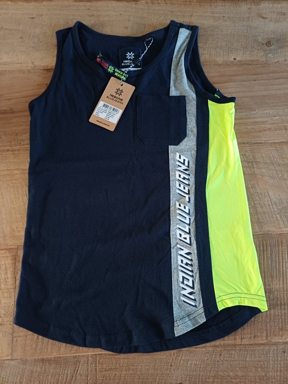 Nieuw Indian Blue singlet hemd, Nieuw, Ophalen of Verzenden, Shirt of Longsleeve, Jongen