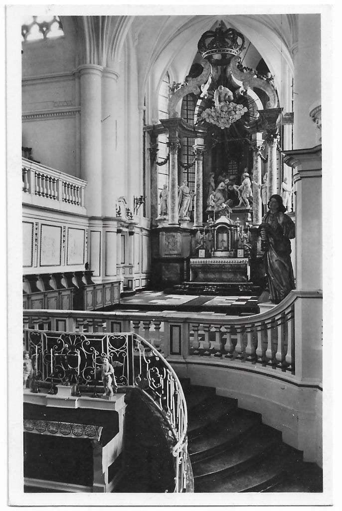 AK Thorn - Hoofdaltaar St. Michaël Kerk, Verzenden, 1940 tot 1960, Gelopen, Limburg
