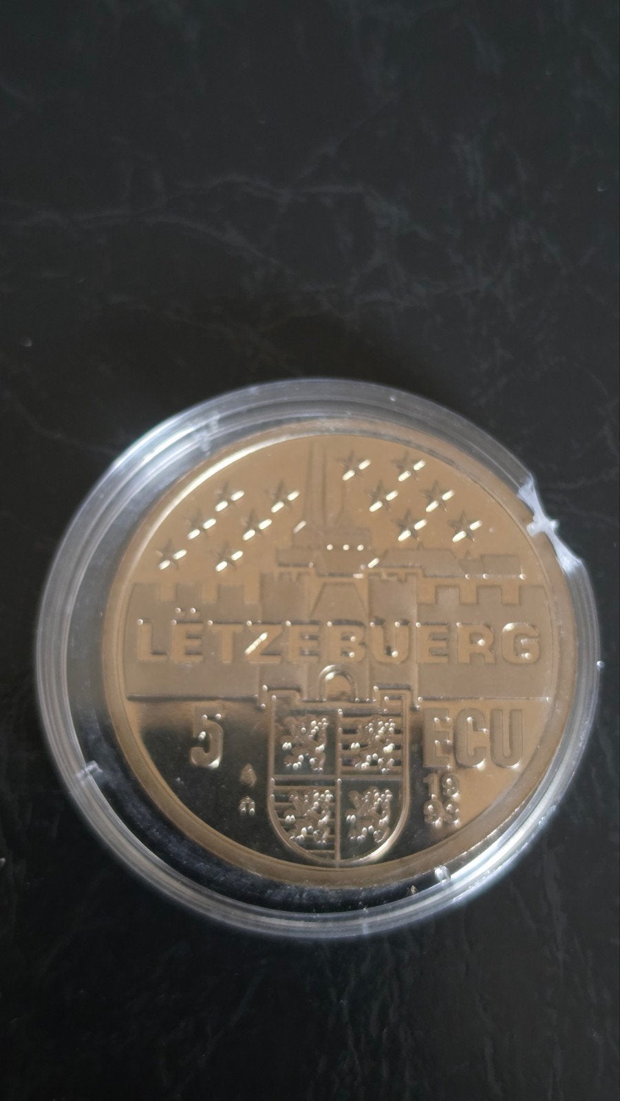 Letzebuerg 5 ECU Joseph Bech Munt, Postzegels en Munten, Munten | Europa | Niet-Euromunten, Ophalen of Verzenden, Overige landen
