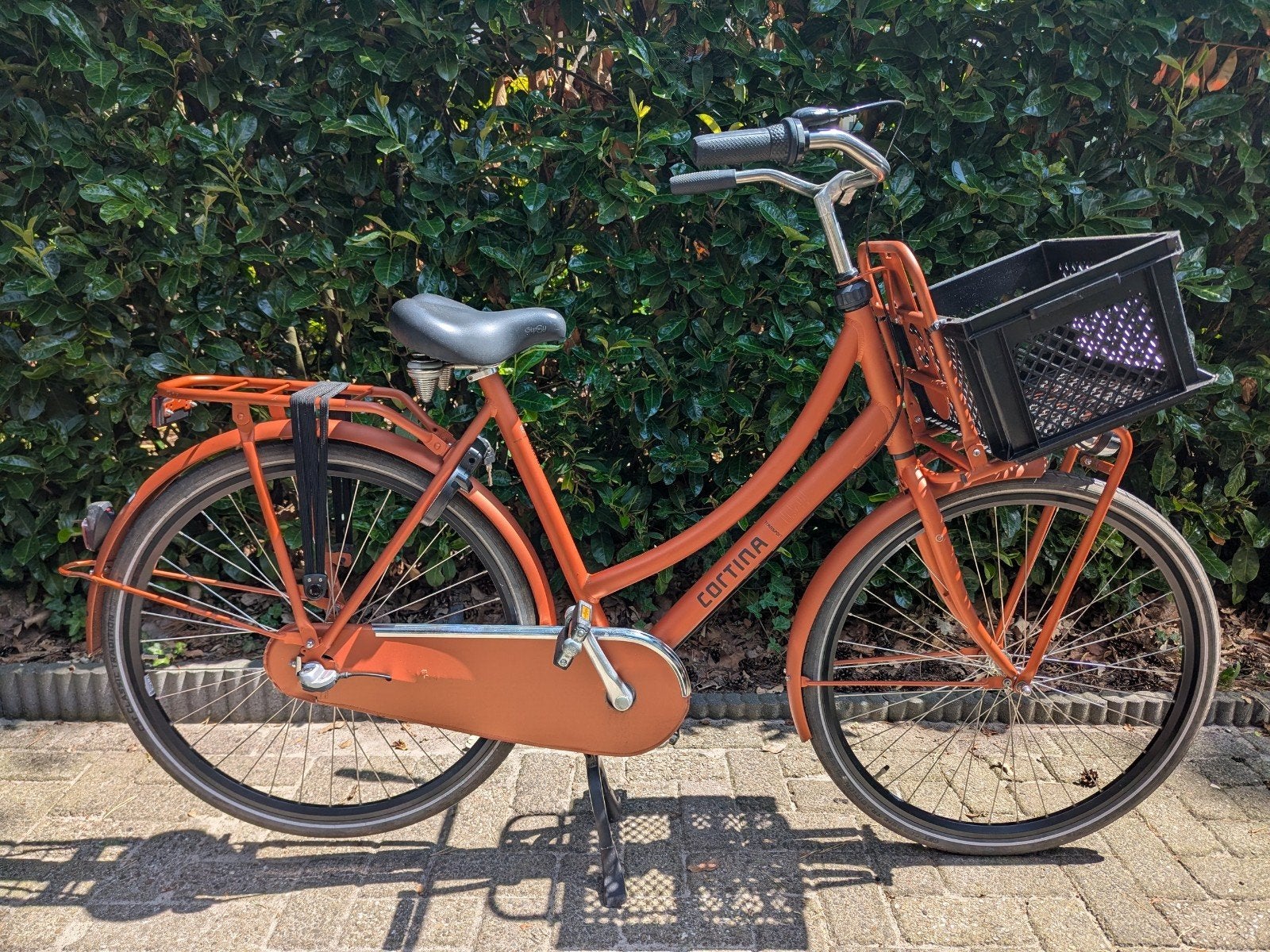 Cortina U4 Transportfiets - Zadelhoogte 95cm, Terugtraprem, Versnellingen, 56 cm of meer, Zo goed als nieuw