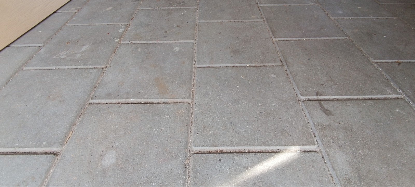 250 Betonnen terrastegels - grijs glad 30*30, Ophalen, Gebruikt, 10 m² of meer, Beton