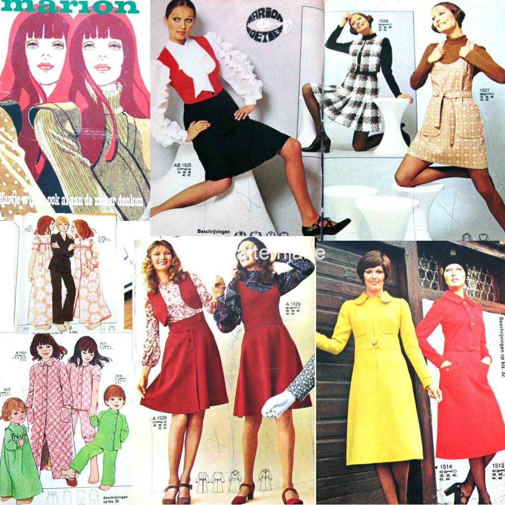 2 x Marion- nr's 1/72-7/72. /  mooie vintage patronen, Verzenden, Zo goed als nieuw, Vrouw, Marion