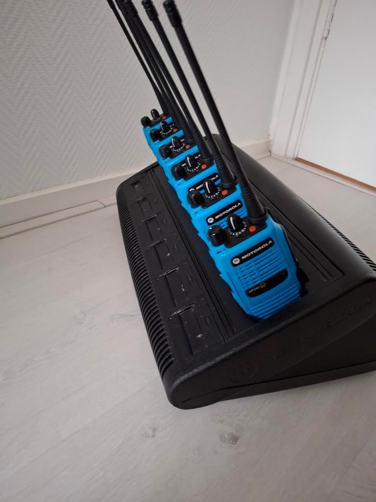 Motorola GP340ex Portofoons (6 stuks), Ophalen of Verzenden, Gebruikt, 5 tot 15 km, Portofoon of Walkie-talkie