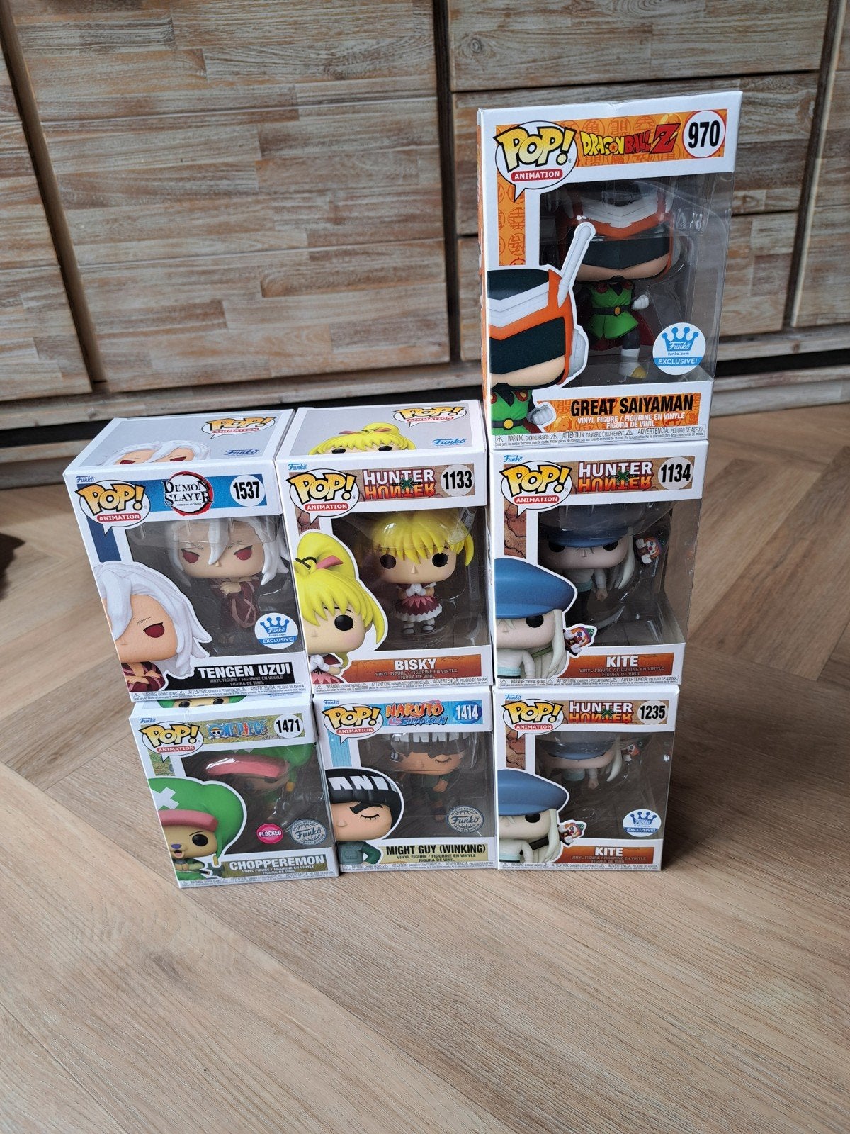 7 animation funko's, Ophalen of Verzenden