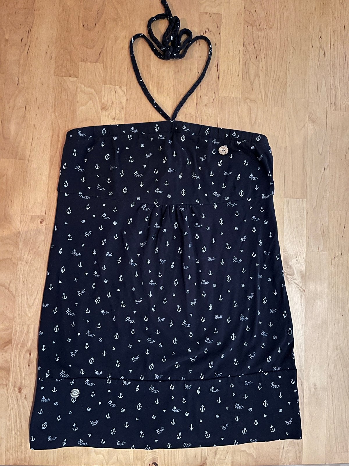 Ragwear, 100% katoen, Donkerblauwe strapless top, maat M, Maat 38/40 (M), Blauw, Ophalen of Verzenden, Zo goed als nieuw