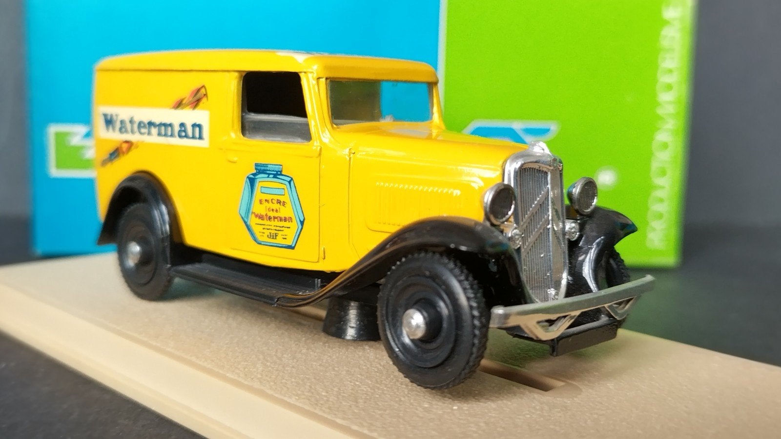 Citroen 500 Kgs Waterman pennen 1:43 Eligor Pol, Overige merken, Auto, Verzenden, .