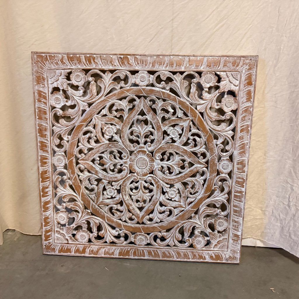 houten wandpaneel - 80 x 80 cm handgemaakt - Gratis bezorgd, TTM Wonen, Meubels – (Perzische) Tapijten en Woonaccessoires, Boho