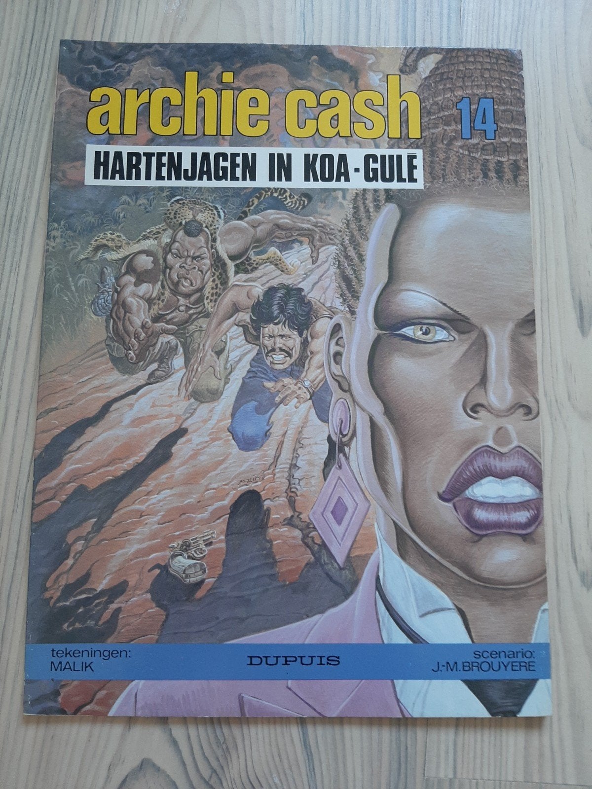 Archie Cash 14: Hartenjagen in Koa-Gule - Stripboek, Eén stripboek, Ophalen of Verzenden, Gelezen, Malik