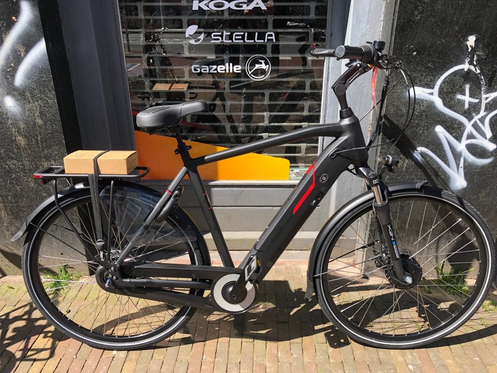 Fietshokje Houtplein: Amslod Newton Highland N7 D57 E-bike!, Niet ingevuld, Niet ingevuld, Nieuw, 57 tot 61 cm