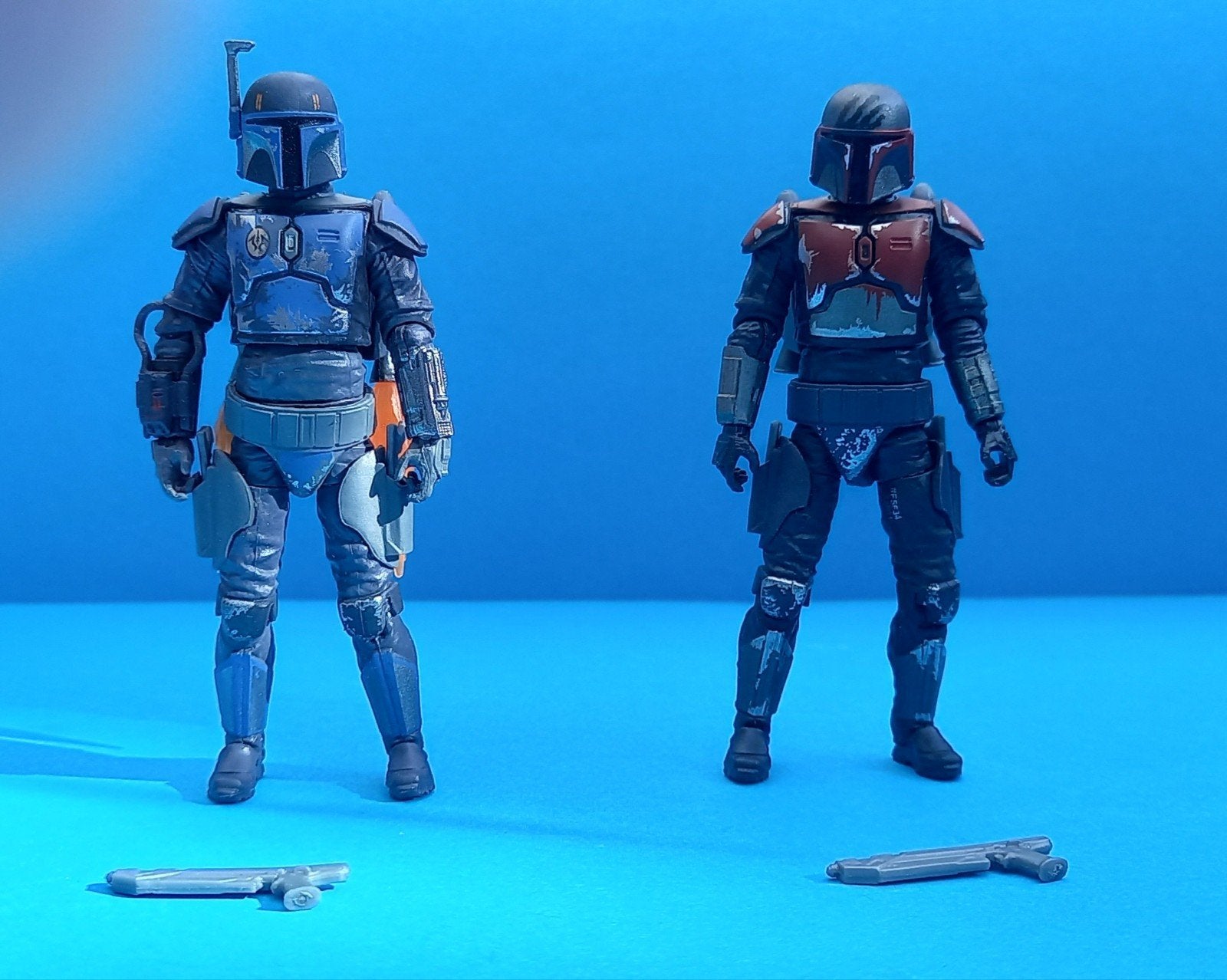 Star Wars The Vintage Collection Mandalorians, Ophalen of Verzenden, Zo goed als nieuw, Actiefiguurtje