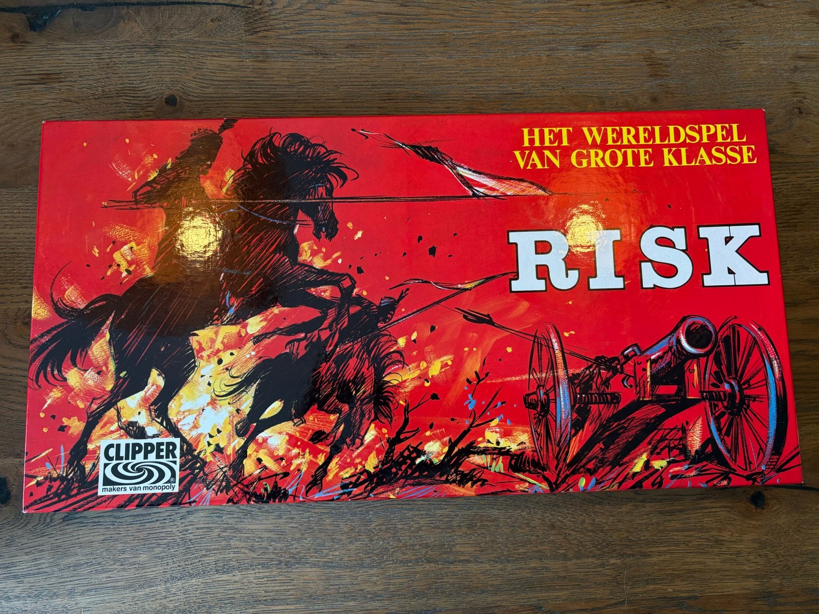 Risk bordspel - Het Wereldspel van Grote Klasse, Drie of vier spelers, Ophalen of Verzenden, Zo goed als nieuw