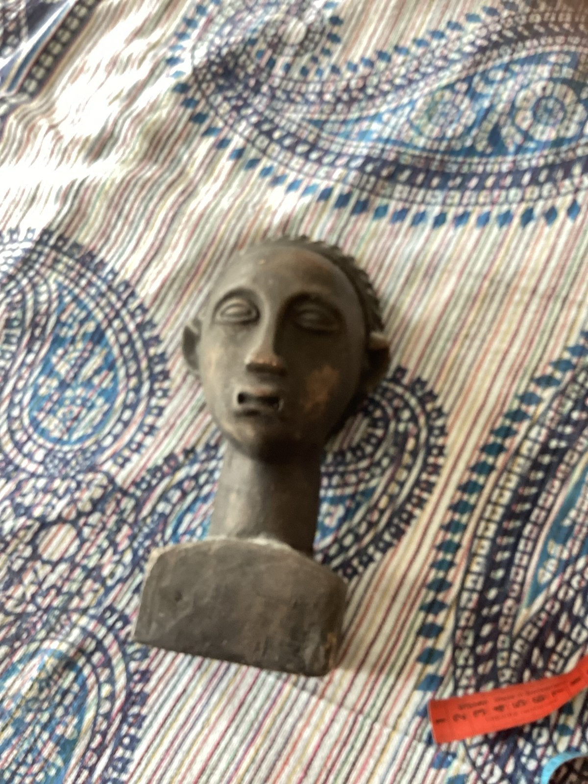 Leuke beeldje Afrikaanse Buste, Overige onderwerpen, Minder dan 20 cm, Buste, Ophalen of Verzenden