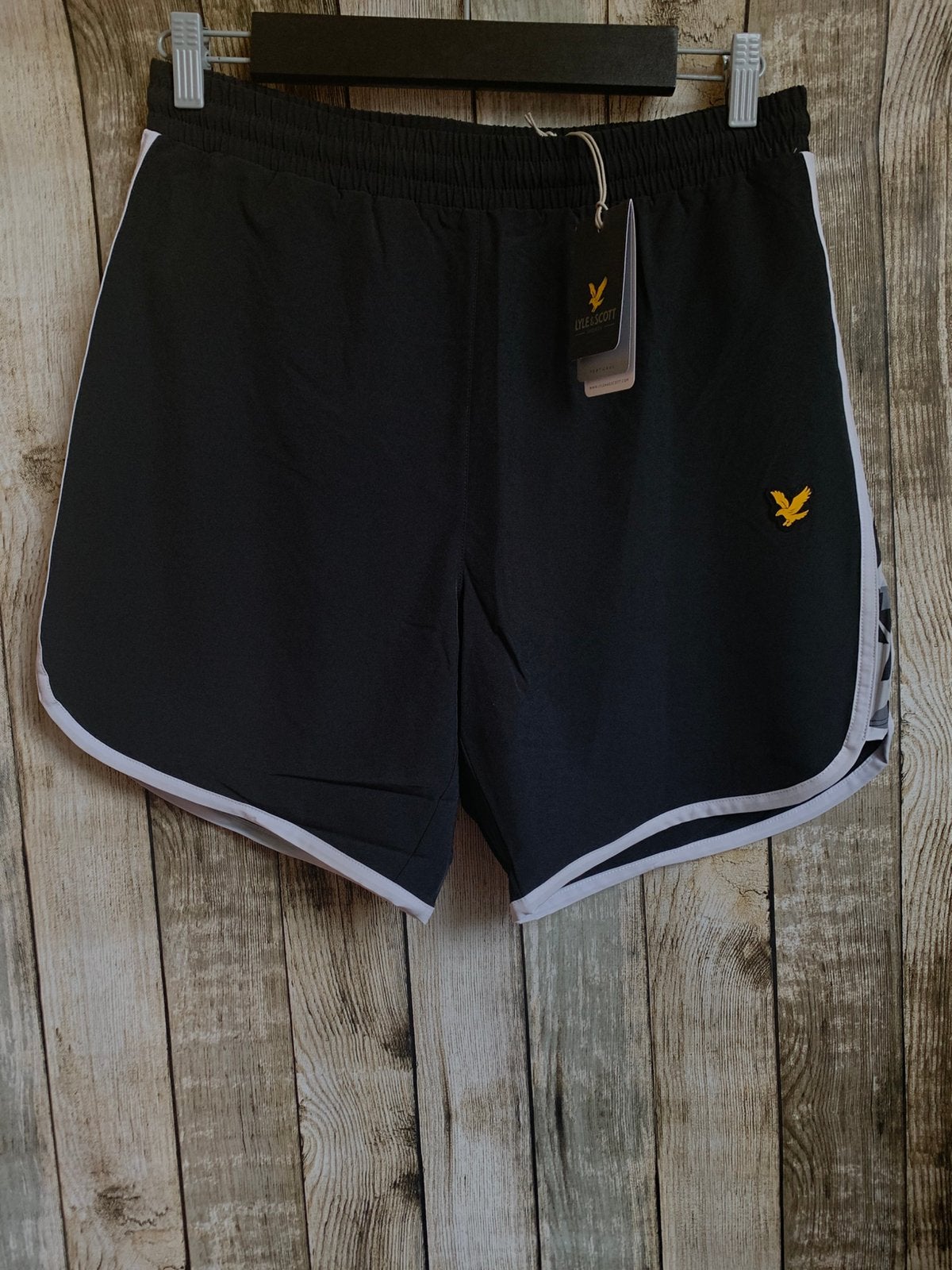 Super nieuwe (running)short van Lyle & Scott (Maat M), Kleding | Heren, Sportkleding, Nieuw, Algemeen, Maat 48/50 (M), Zwart, Verzenden