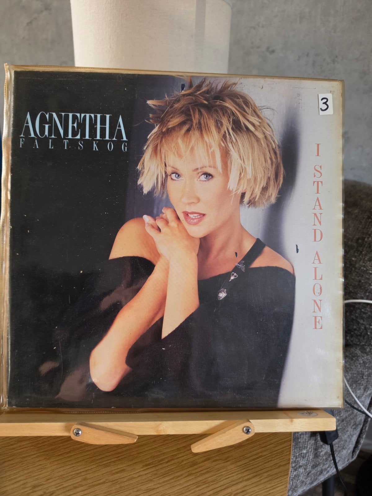 Lp: agnetha faltskog - i stand alone, Ophalen of Verzenden, LP