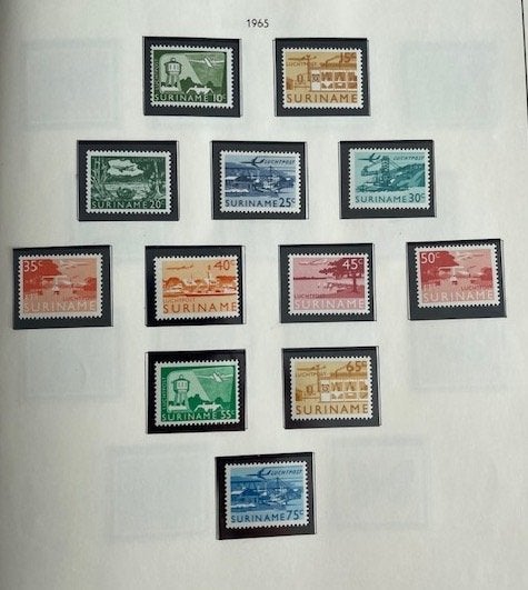 1965 Landschappen 12x  Luchtpost, Ophalen of Verzenden, Postfris