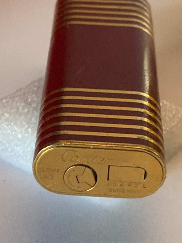 Cartier aansteker 22karaat verguld nieuw staat origineel, Ophalen of Verzenden, Zo goed als nieuw, Aansteker