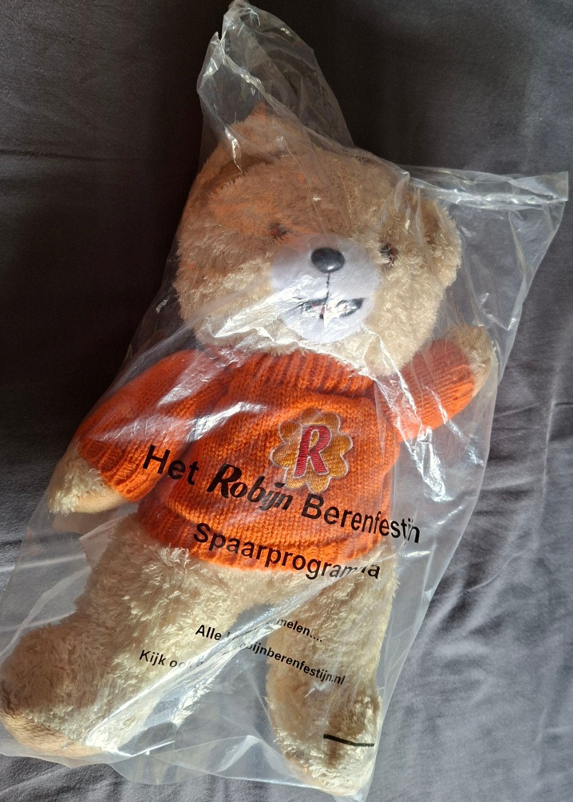 Nieuwe Robijn knuffelbeer - Ongeopend, Overige merken, Beer, Nieuw, Ophalen of Verzenden