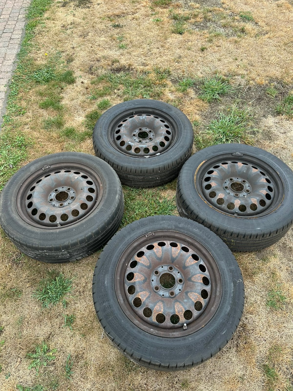 autobanden maat 205/55 R16 H, Ophalen, Gebruikt