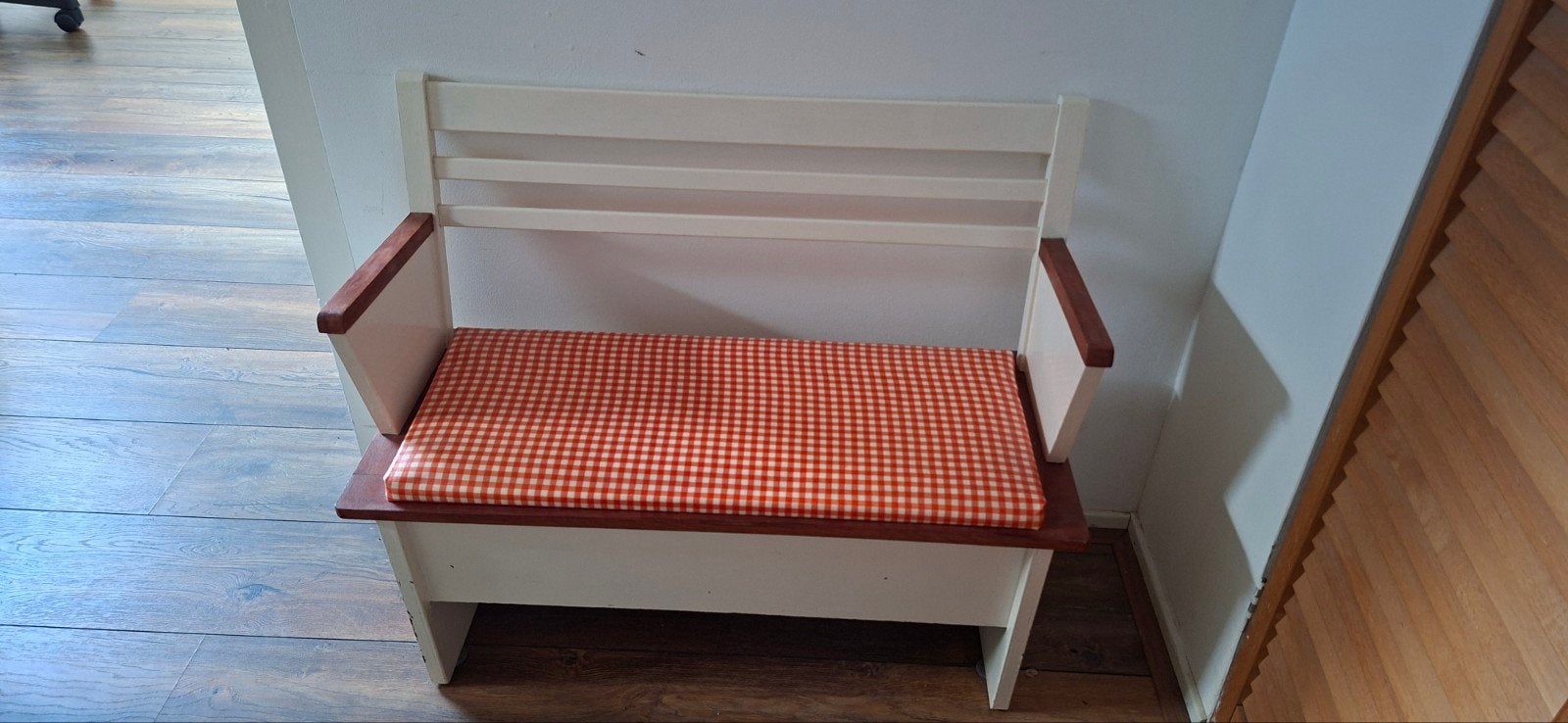 Opbergbankje met kussen - 100x35x60 cm, Ophalen