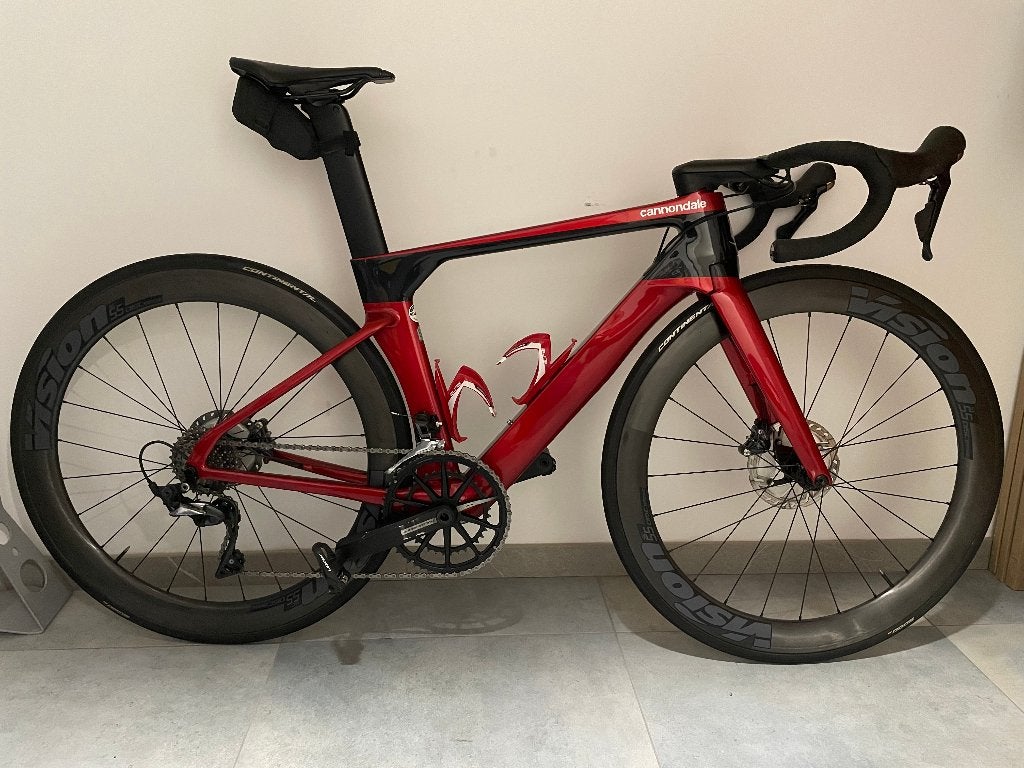 Cannondale SystemSix Carbon Ultegra Disc 2021, 28 inch, Gebruikt, Carbon, 49 tot 53 cm