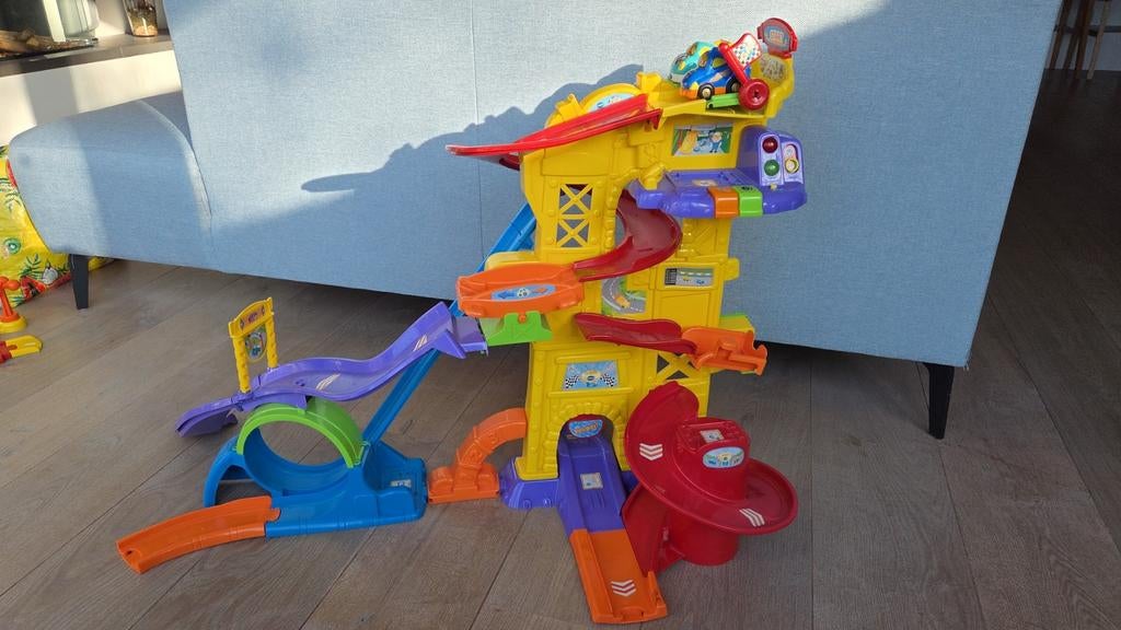 VTech Toet Toet Auto's Grote Speelset Stuntpark Disney, Ophalen, Gebruikt