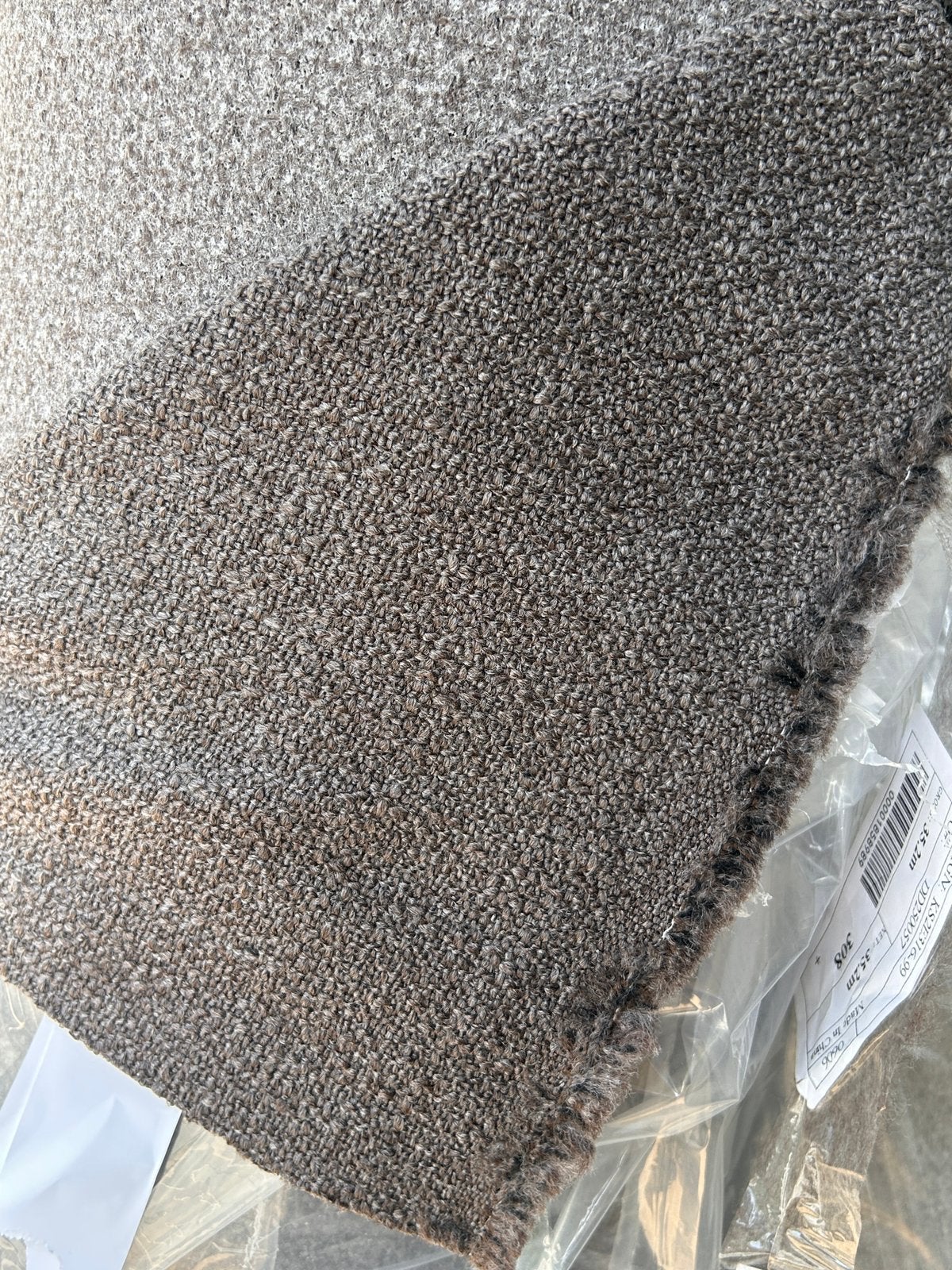 Meubelstof linnen look d. Bruin, Hobby en Vrije tijd, Stoffen en Lappen, Bruin, 120 cm of meer, Ophalen of Verzenden, Linnen