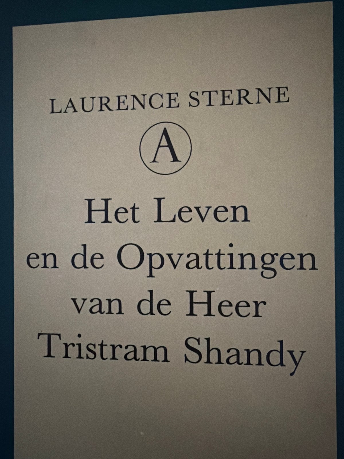 Het Leven en de Opvattingen van de Heer Tristram Shandy, Ophalen of Verzenden, Gelezen
