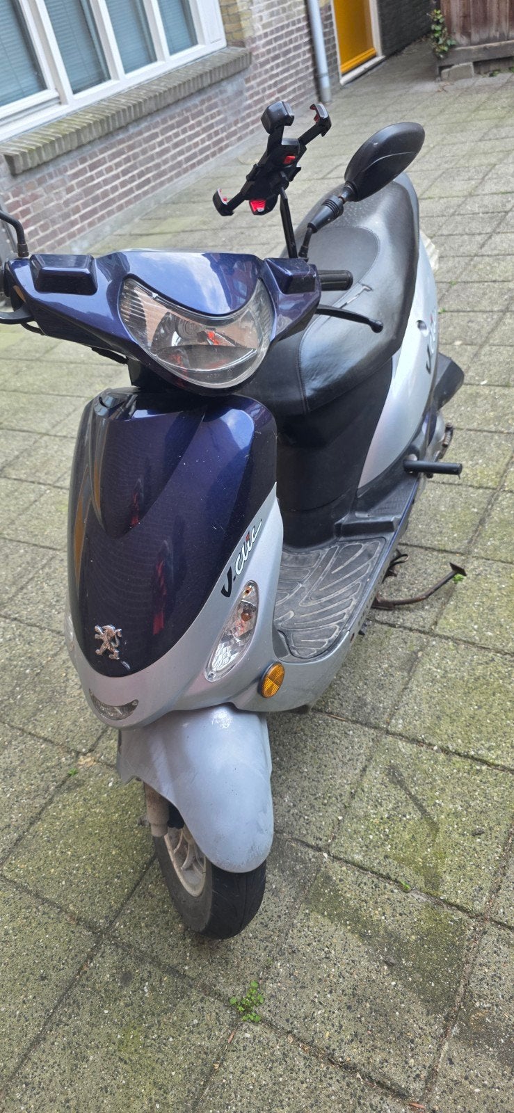 Kenteken papieren  peugeot v-clic geel   yamaha mind blauw, Ophalen of Verzenden, Gebruikt, Maximaal 45 km/u, Overige modellen