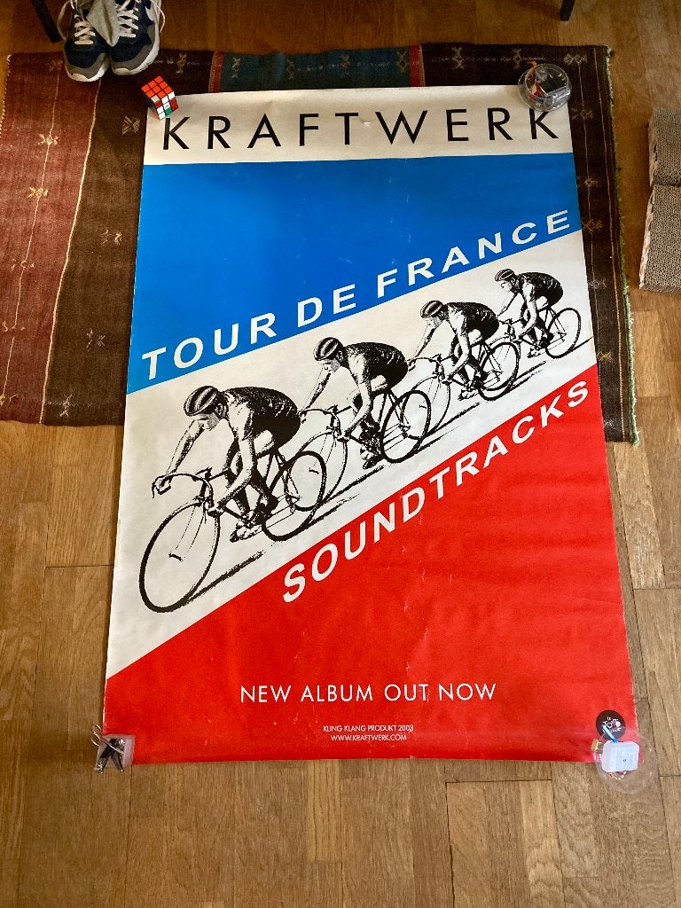 Kraftwerk Poster Tour De France, Verzamelen, Ophalen, Deurposter of groter, Reclame, Rechthoekig Staand