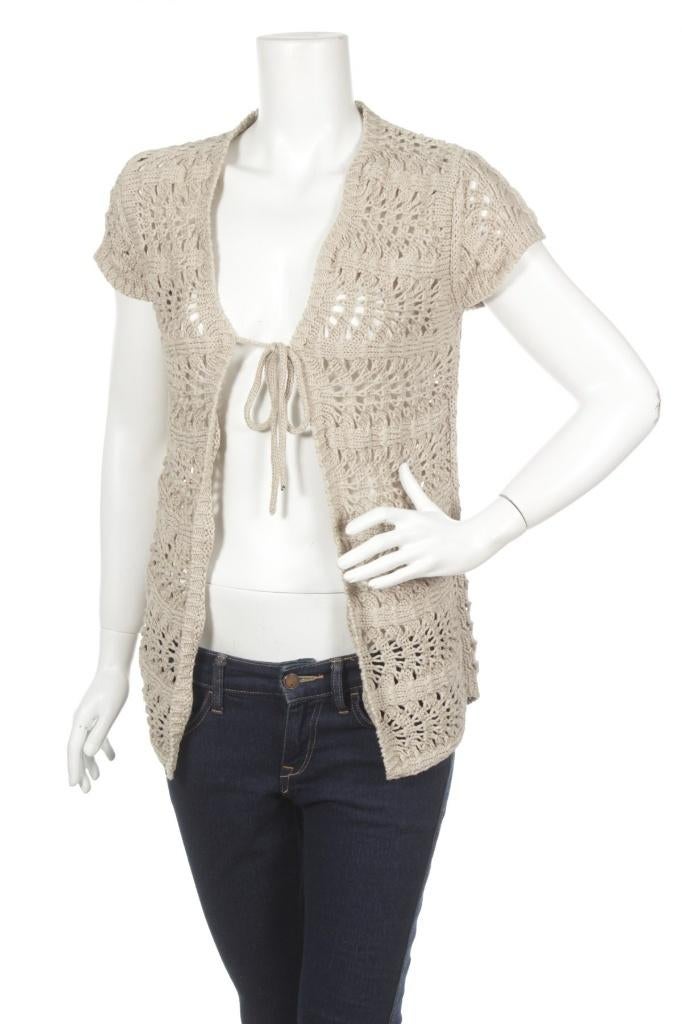 mooie vest van LA FEE MARABOUTEE maat 2 (38), Maat 38/40 (M), La Fee Maraboutee, Beige, Ophalen of Verzenden