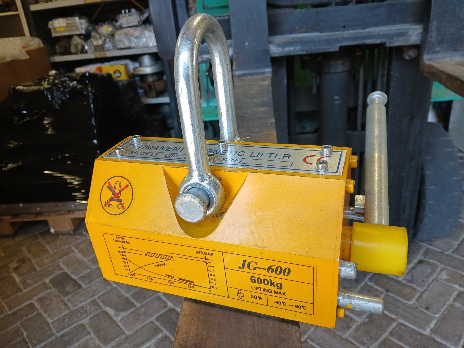 Nieuw! 600kg - JG600 hefmagneet hijsmagneet, Ophalen of Verzenden