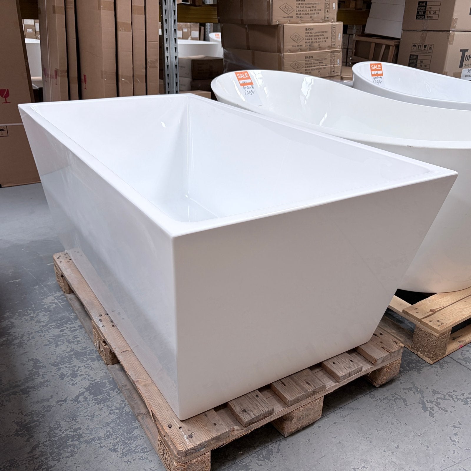 SALE bad rechthoekig bad 150 x 80 x 60 nr425, Ophalen of Verzenden, Nieuw