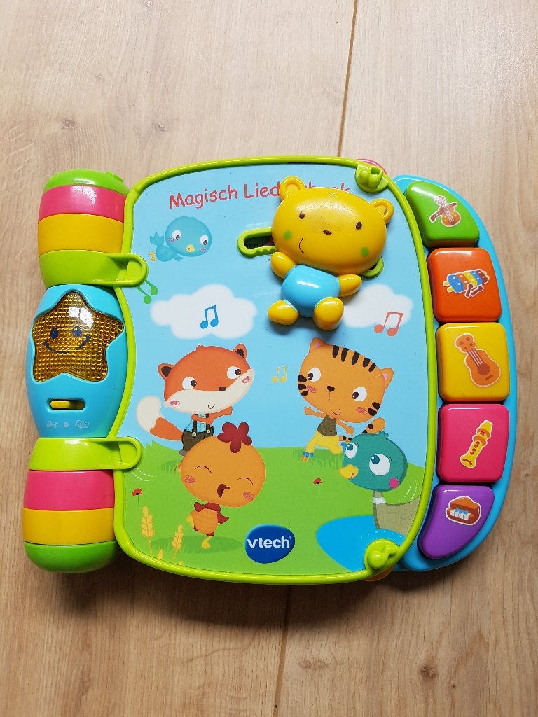 Vtech Magisch liedjesboek., Ophalen of Verzenden, Zo goed als nieuw, 6 maanden tot 2 jaar