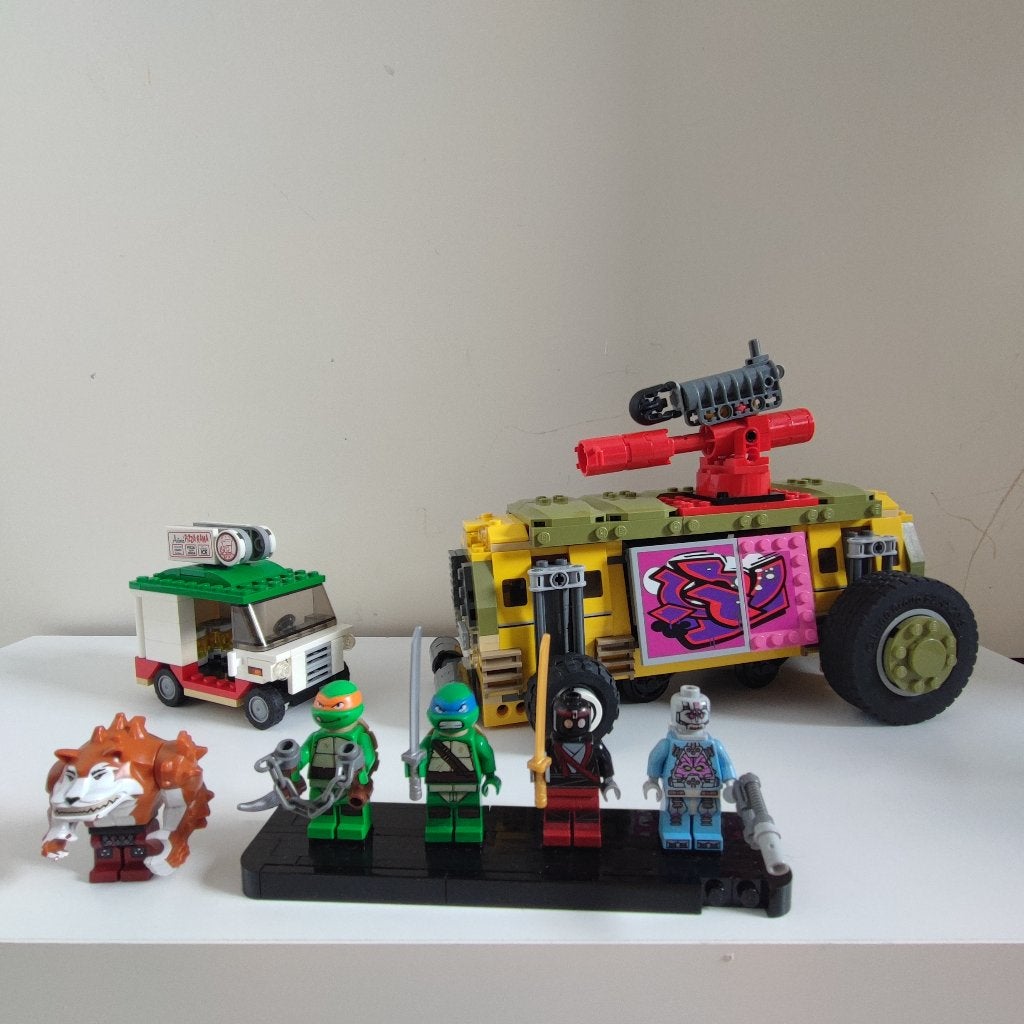 LEGO TMNT Shellraiser street chase 79104, Gebruikt, Overige thema's, Verzenden, Lego