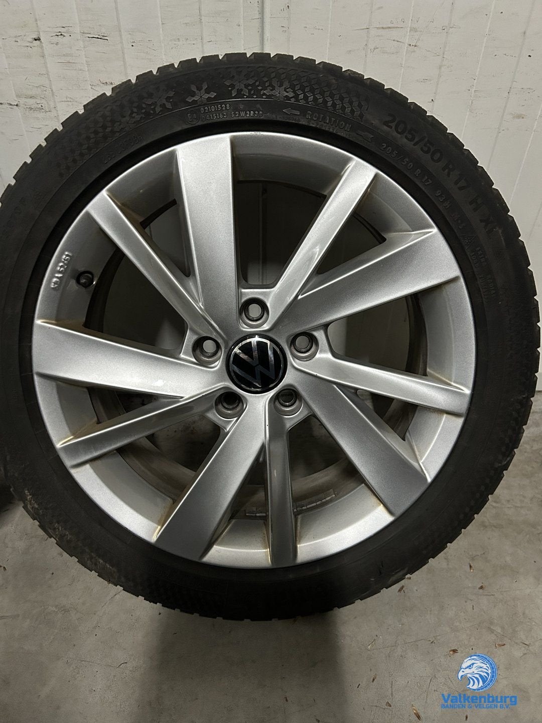 8mm! Originele VW Golf 8 5H Gavia 17 inch velgen 5x112 winte, Gebruikt, -, -, Banden en Velgen