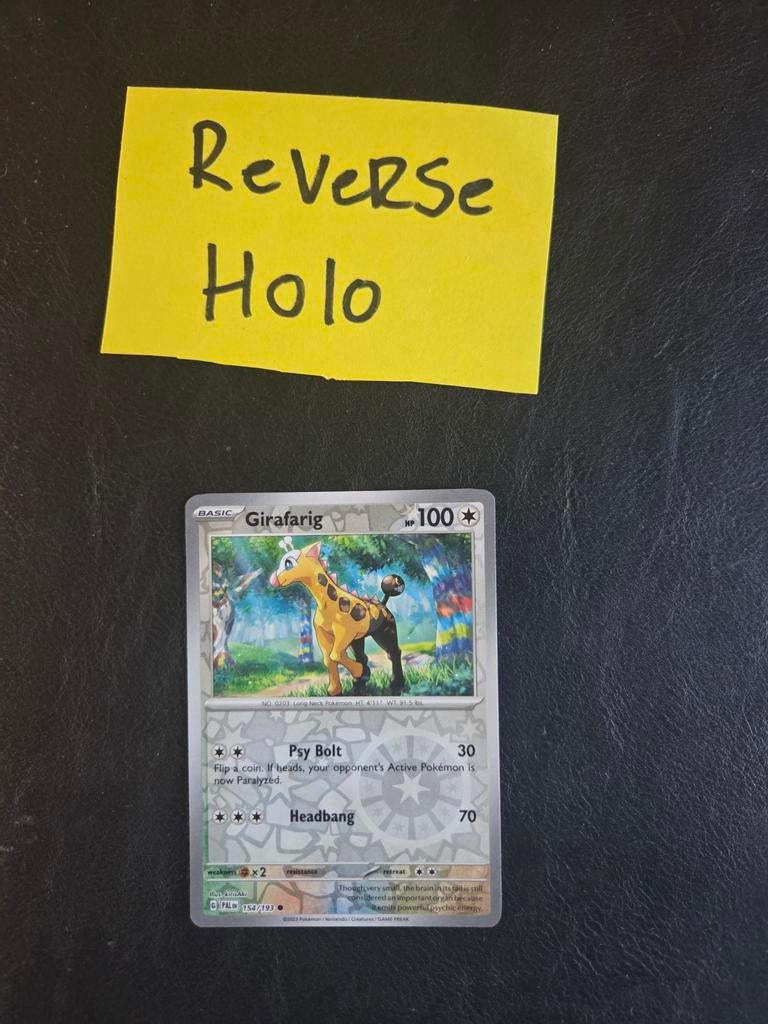 Girafarig 154/193 paldea evolved, Ophalen of Verzenden, Zo goed als nieuw