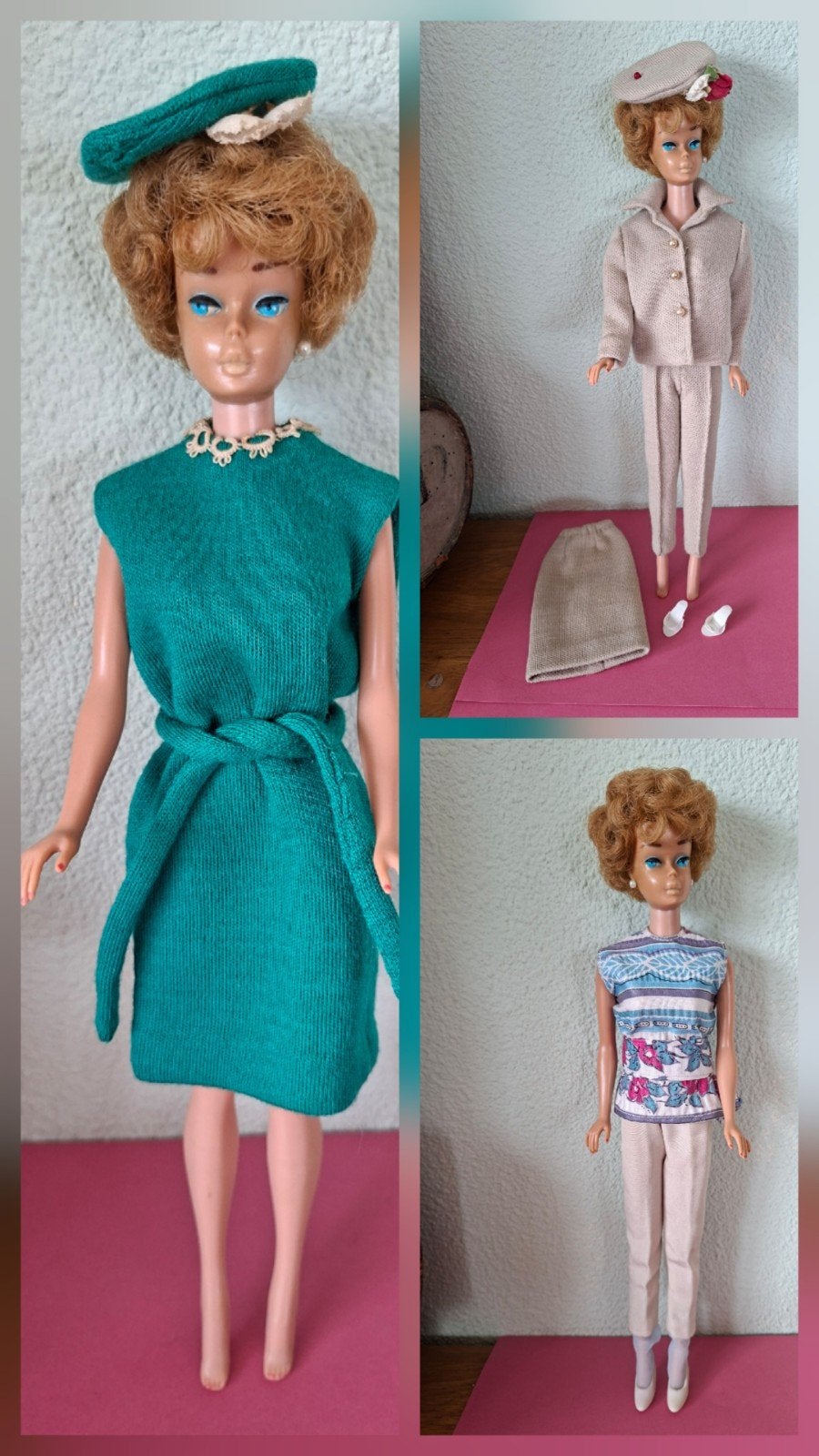 Barbie vintage 60s clone kleertjes, Ophalen of Verzenden, Gebruikt, Barbie