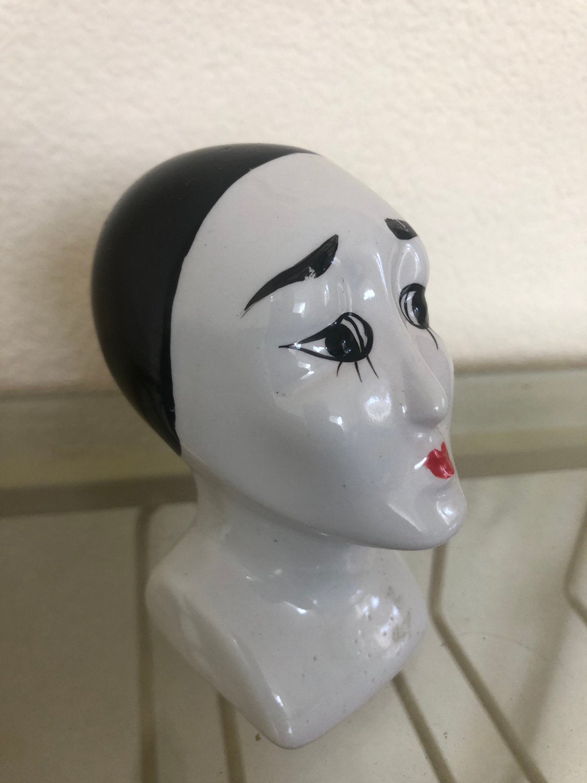 Art Deco buste van een pierrot, Antiek en Kunst, Ophalen of Verzenden