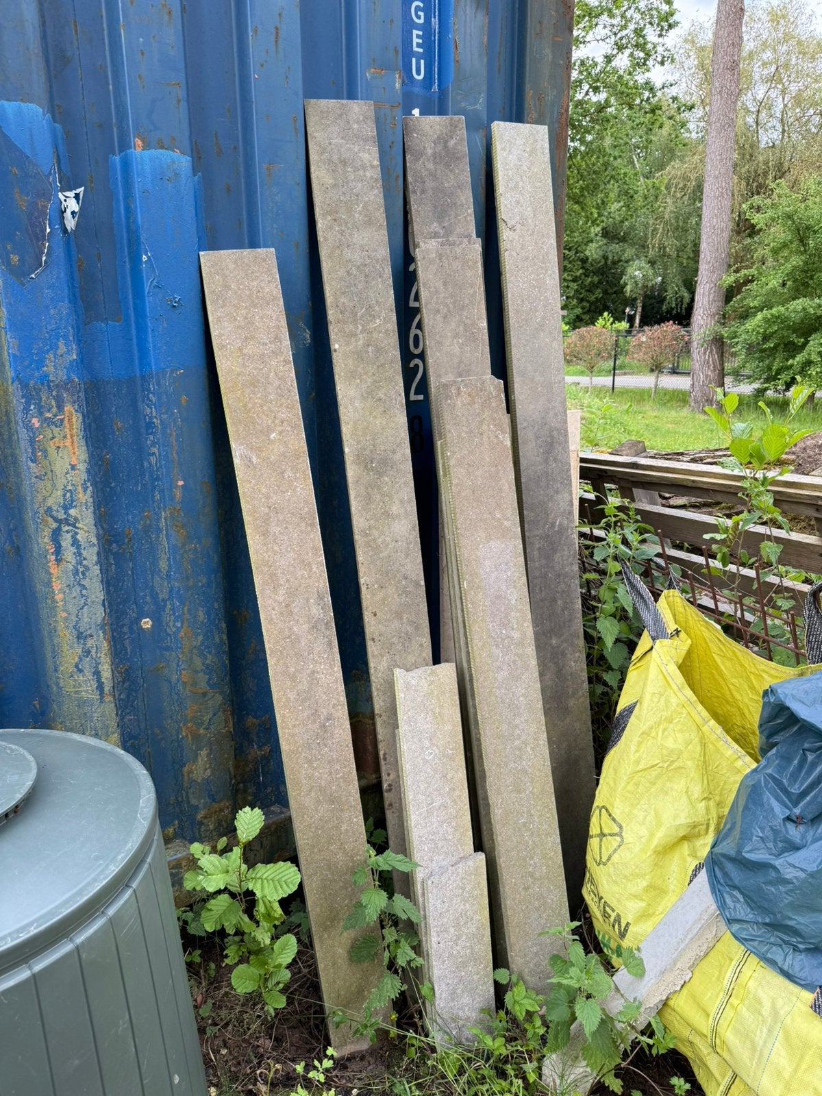 Te koop Hardstenen raamdorpels - vensterbank, Ophalen, Gebruikt, Hardsteen, Vensterbanken