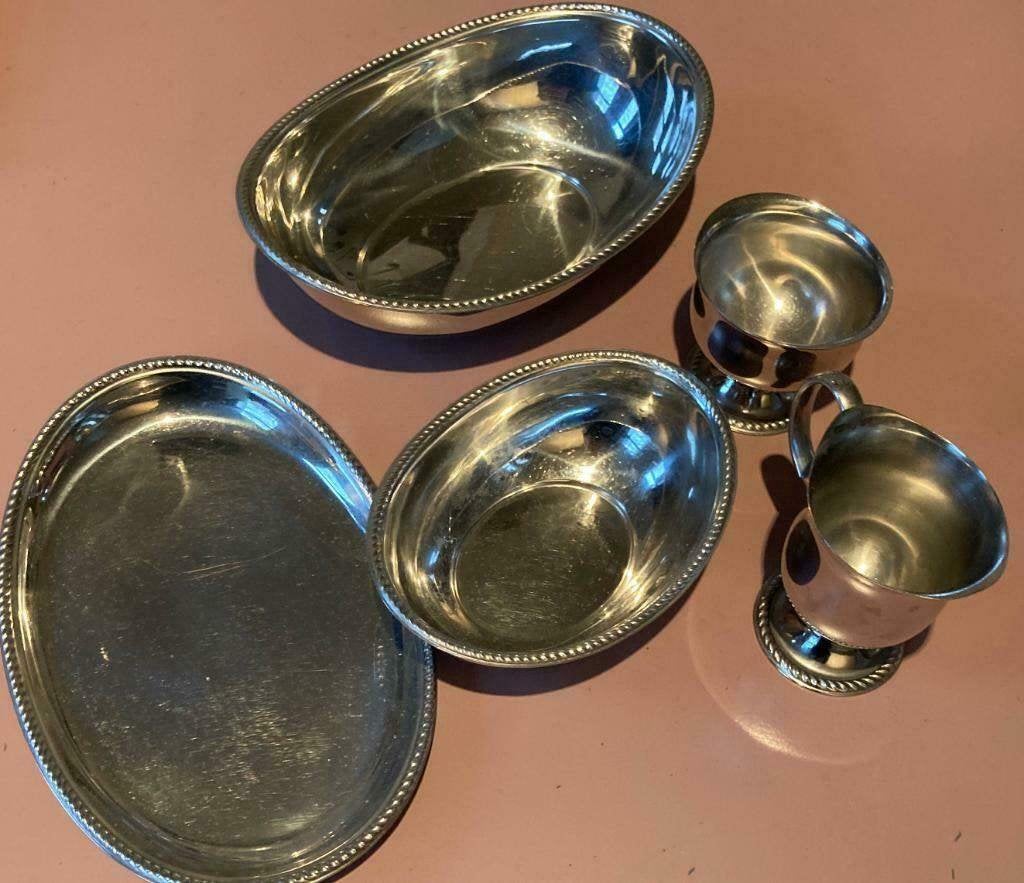 Alessi setje, Ophalen, Zo goed als nieuw, Rvs, Overige typen