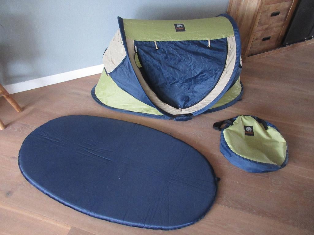 Grote Deryan Kleuter Cot peuter box slaapbedje campingbedje, Ophalen of Verzenden, Zo goed als nieuw, Reisbedje